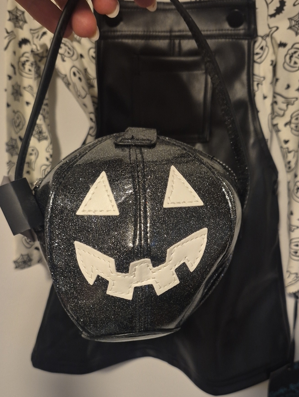 Cynthia Rowley Girls Halloween Faux Leather Jumper 3-Piece Set NWT - Picture 3 of 9